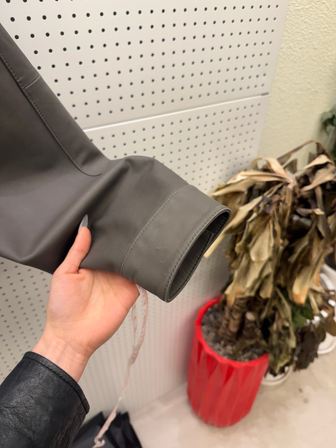 I AM I 레더 블루종 자켓  상품이미지3