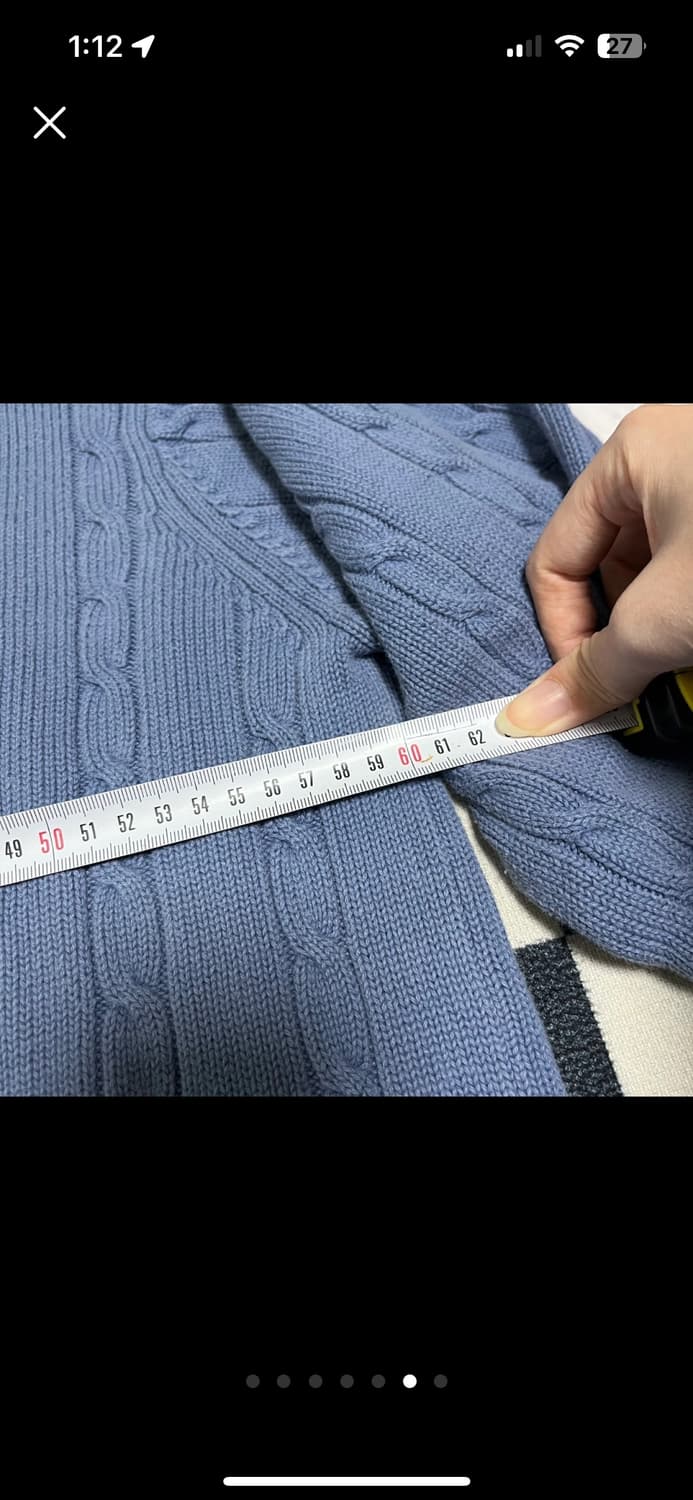 타미힐피거 빈티지 꽈배기 니트 L 판매 상품이미지6