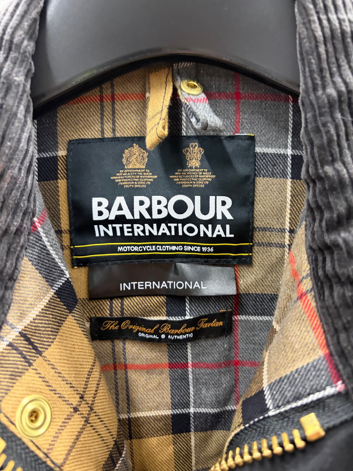 바버 인터내셔널 왁스 자켓 38사이즈 상품이미지3