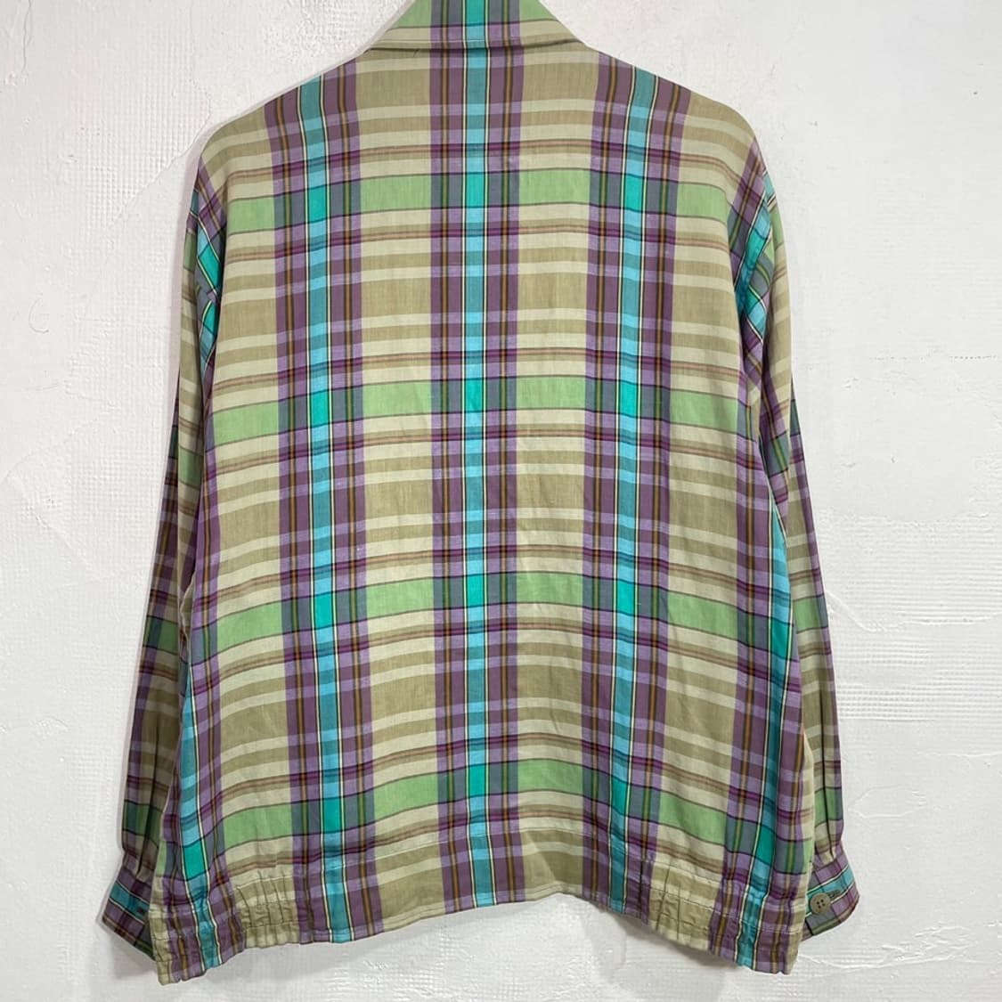 라코스테 체크 스윙자켓 상품이미지3