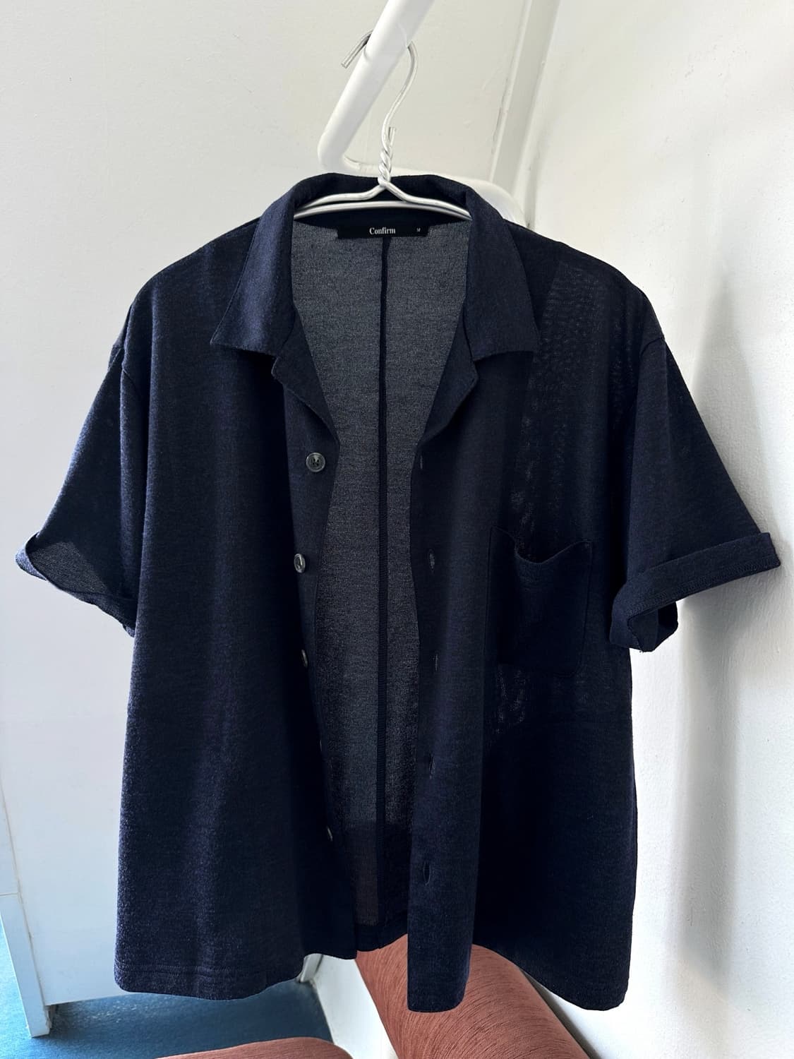 High gauge poly short sleeve knit shirke 상품이미지8