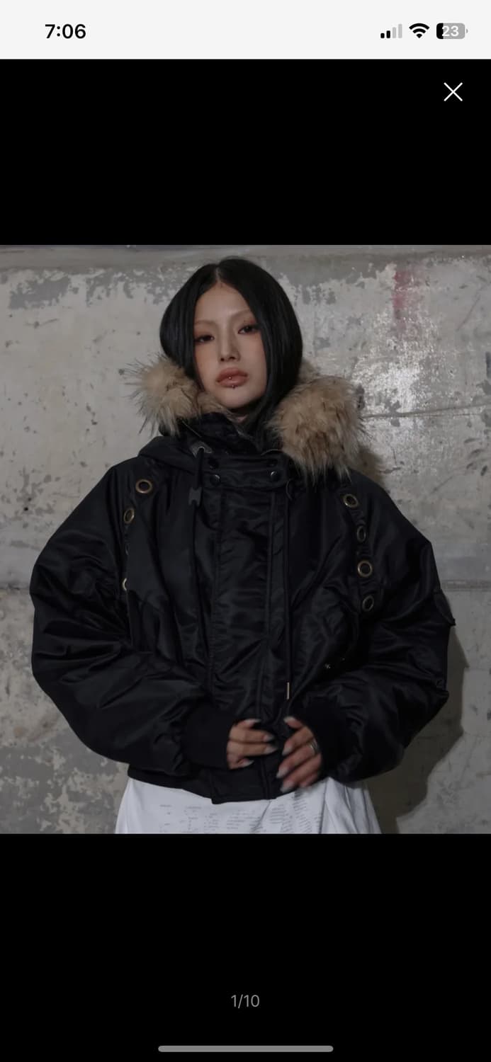 팬시클럽 아일렛 퍼 MA-1 상품이미지1