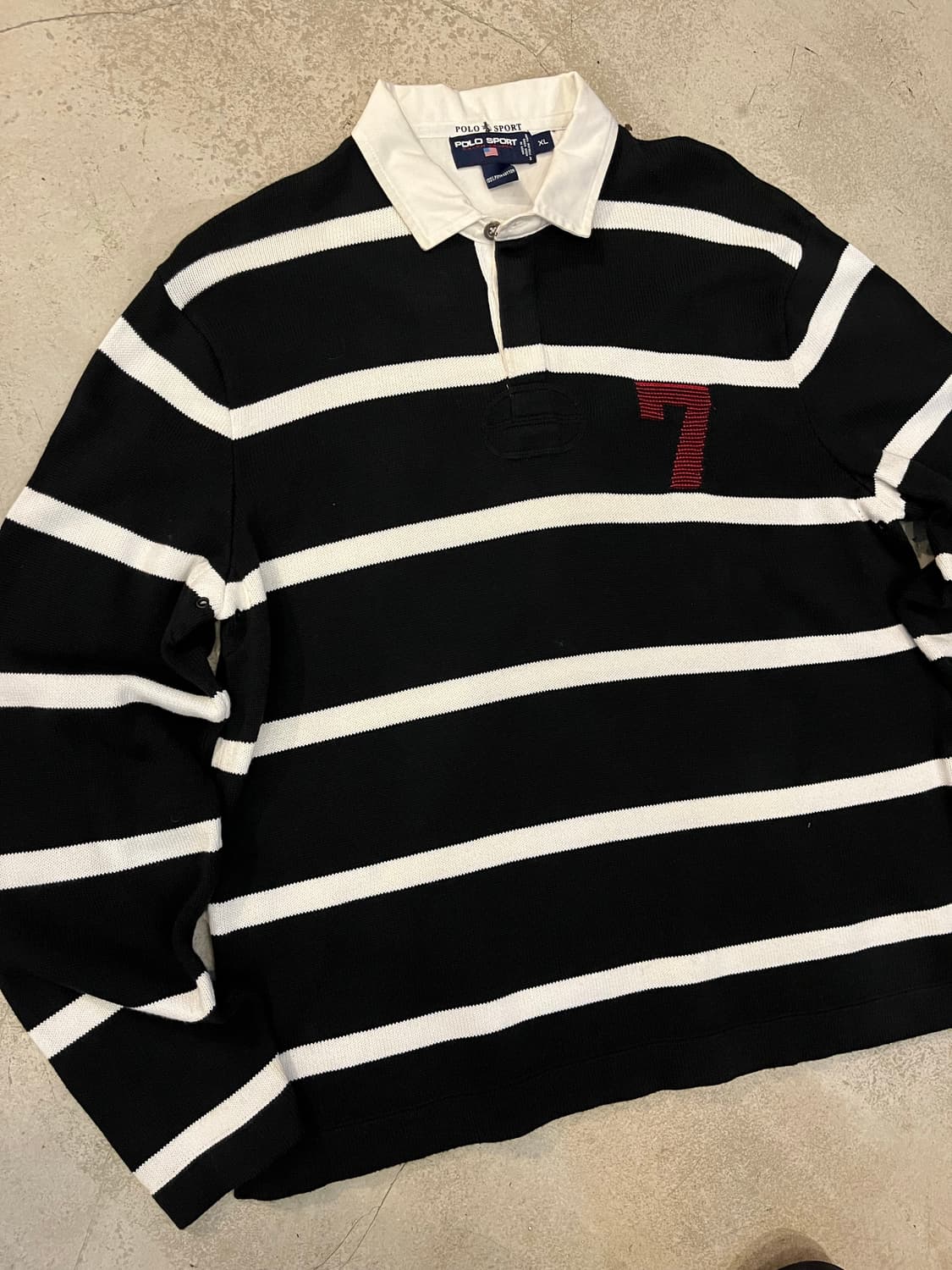 빈티지 랄프로렌 폴로 스포츠 럭비셔츠 스웨터 상품이미지1