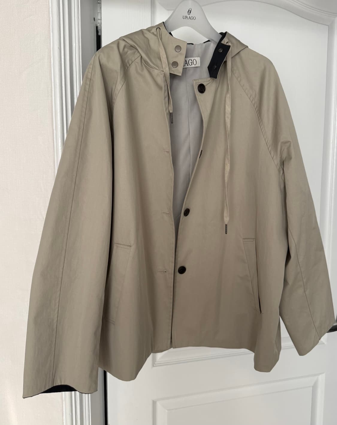 유라고 리버 후디드 하프 점퍼 후드 자켓 urago 상품이미지5