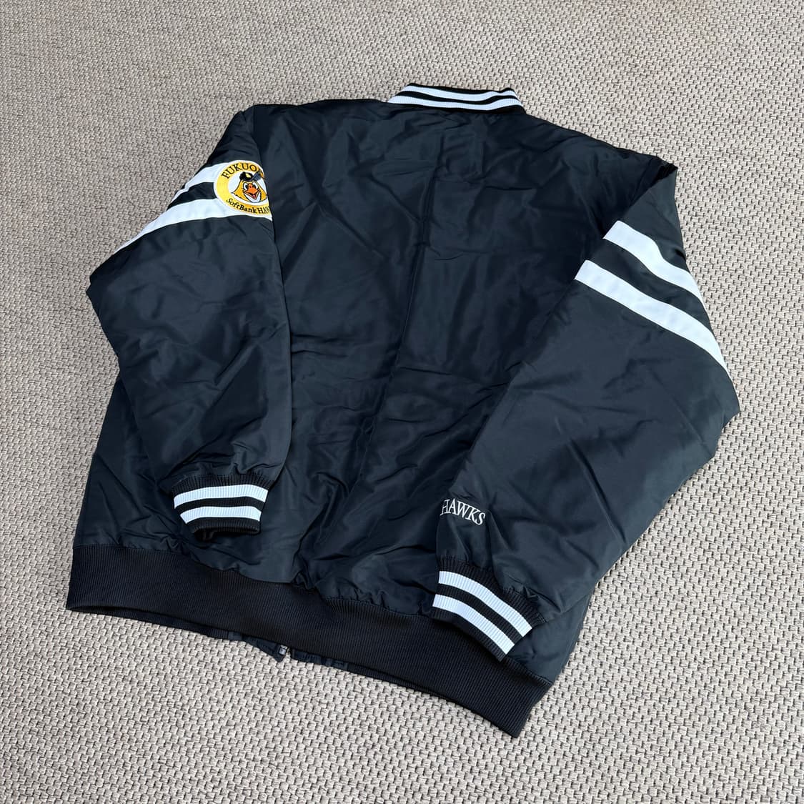 마제스틱 후쿠오카 호크스 더그아웃 자켓 3XL 상품이미지2