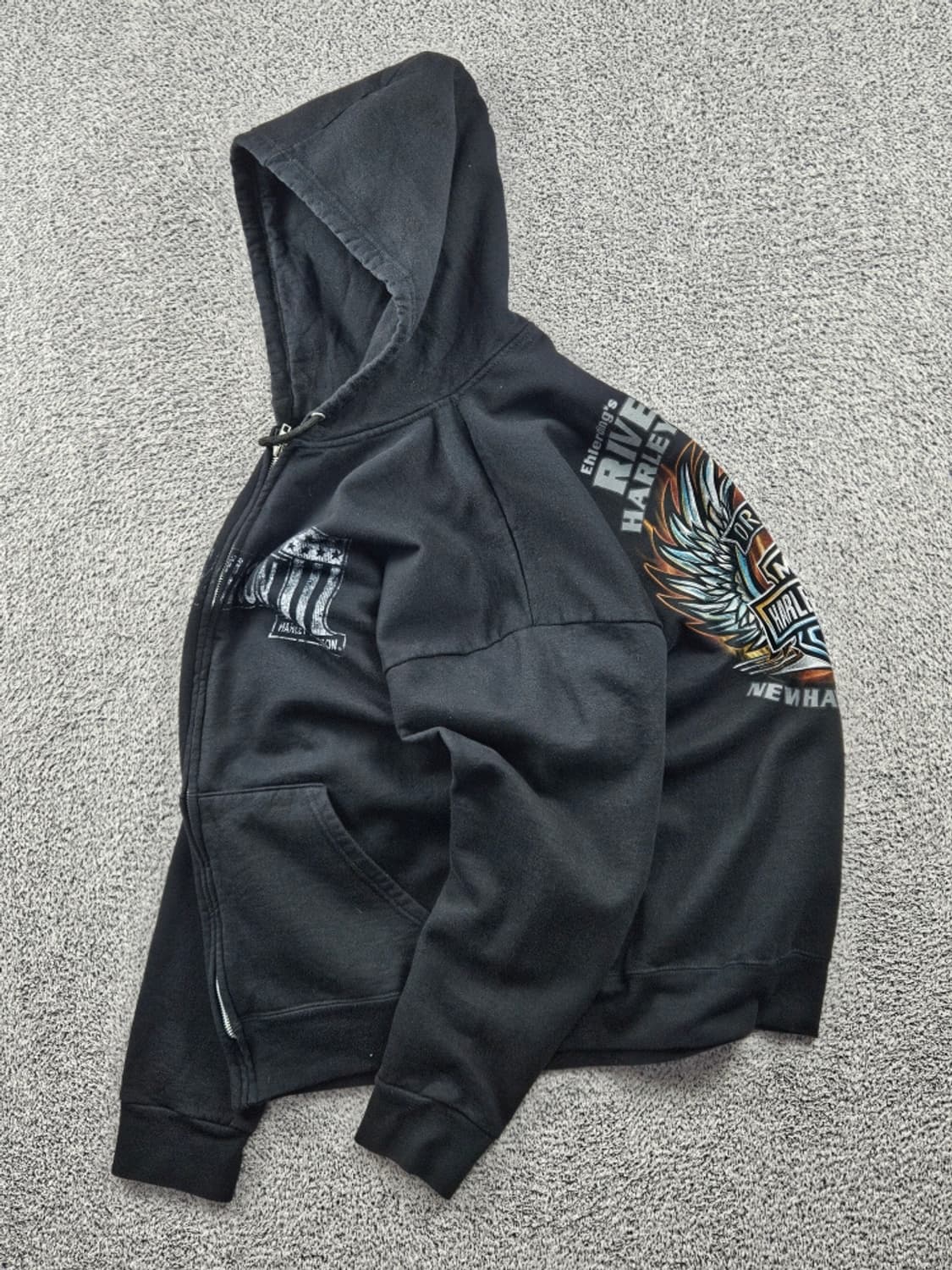 할리데이비슨 엘러딩스 리버 시티 후드 집업 ( L ) / 10931 상품이미지4