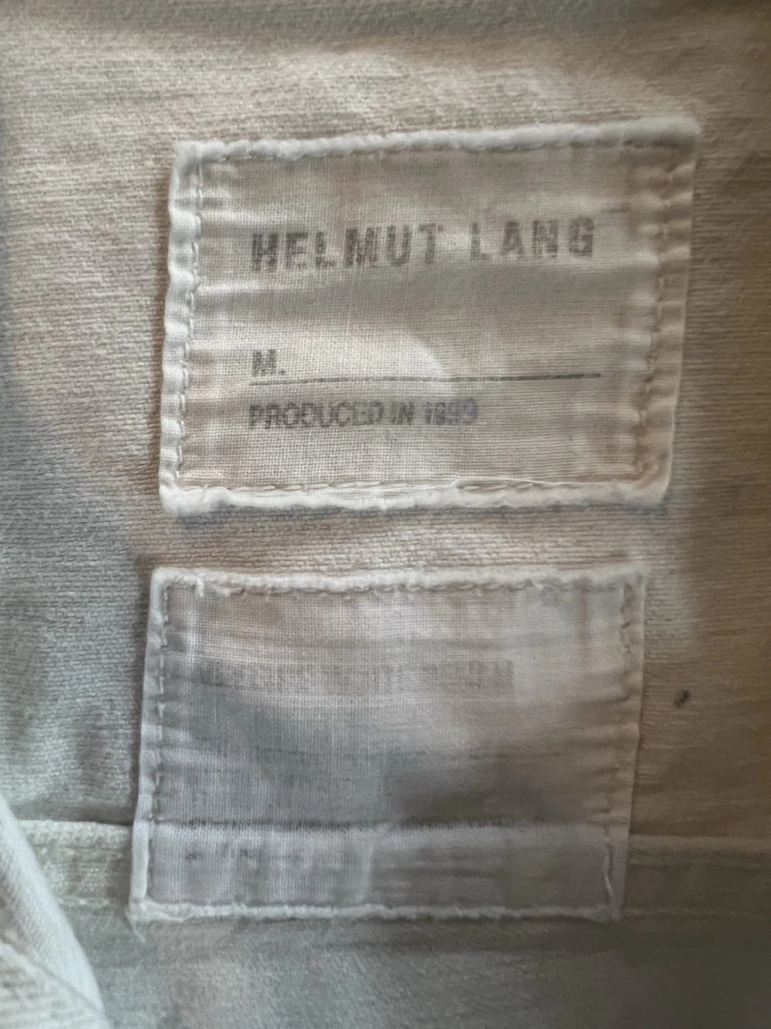 헬무트 랭 화이트 데님 자켓 상품이미지6