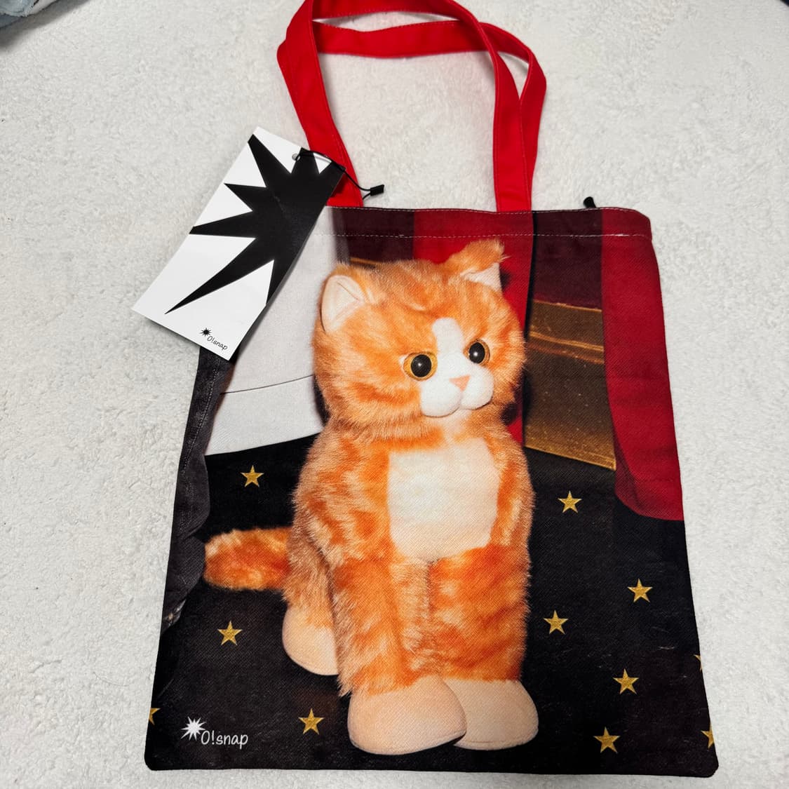 O!snap 고양이 에코백 상품이미지1