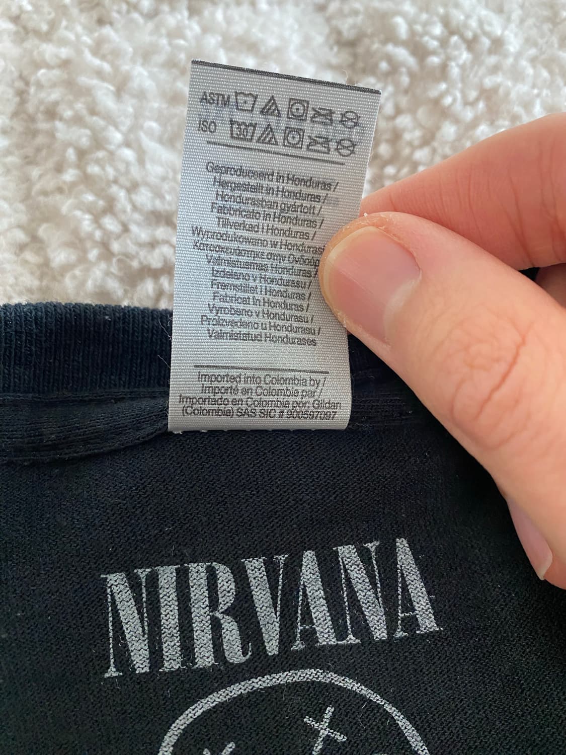 2021 너바나 빈티지 락 밴드 티셔츠 길단 2xl 상품이미지4