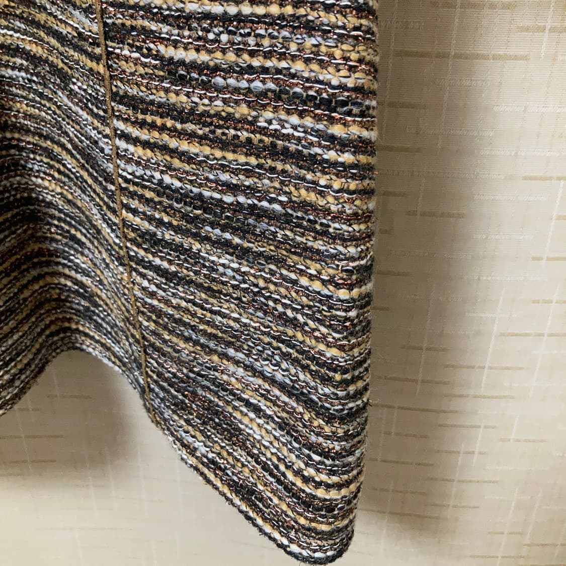 [새제품] 시스템 트위드 배색 원피스 하객룩 상품이미지7