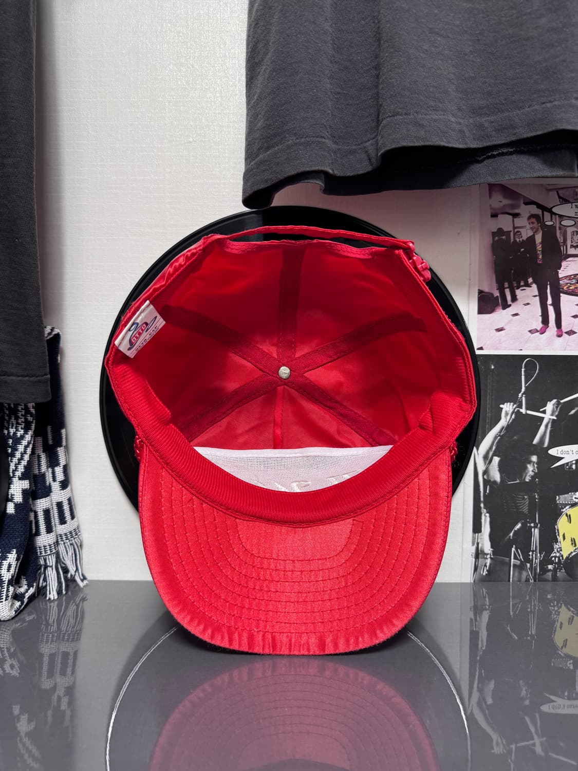 빈티지 90s N.W.A 힙합 부틀렉 새틴 모자 상품이미지4