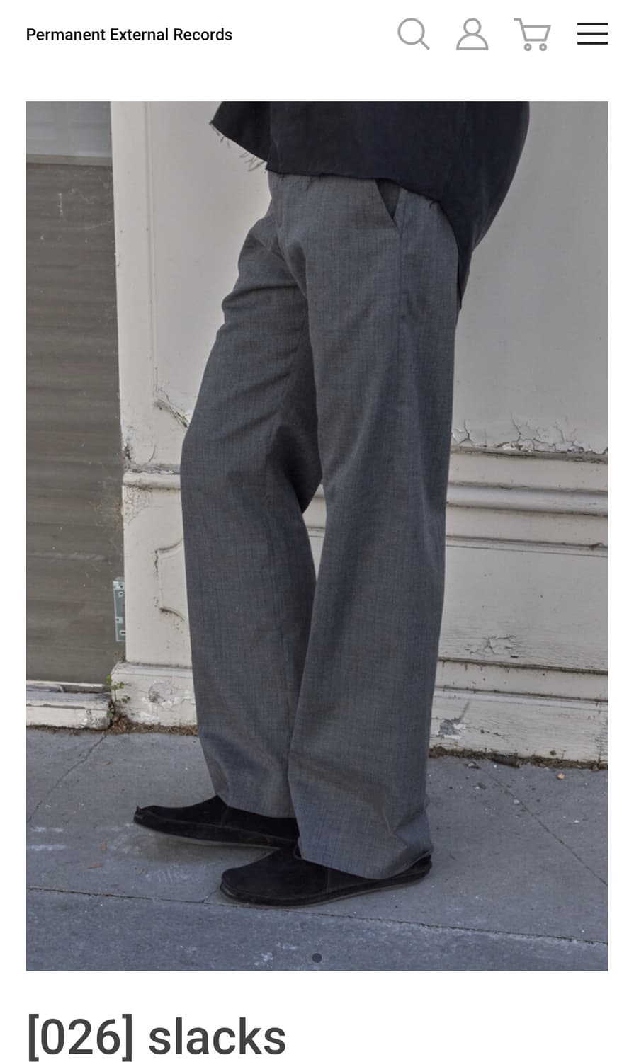 Mudule [026] slacks 상품이미지1