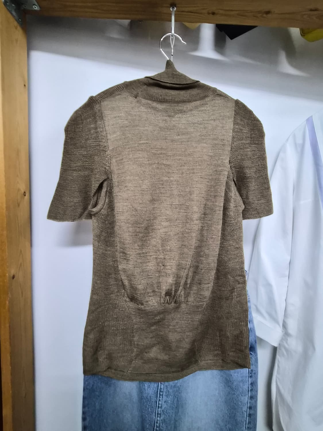 JS뉴욕 케이프니트.보브 데님스커트 상품이미지5