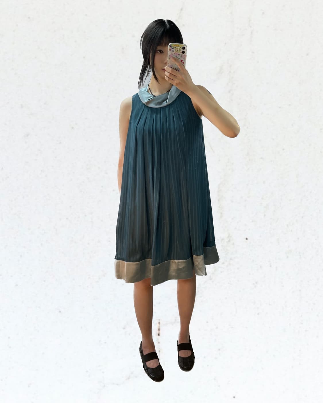 green silk stripe ops 상품이미지1