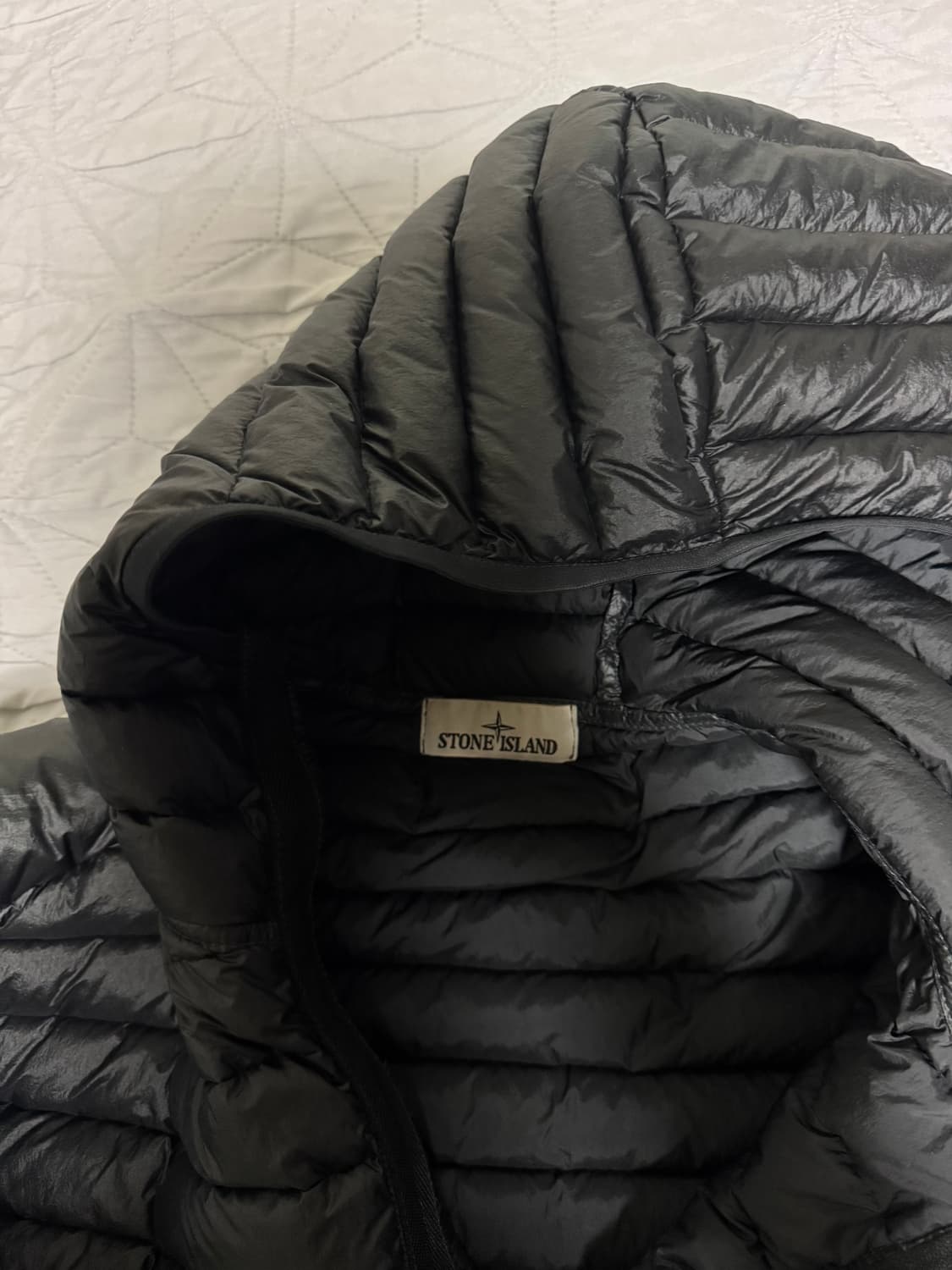 [XL] 스톤아일랜드 룸우븐 경량패딩 후드 집업 자켓 롱패딩 상품이미지3