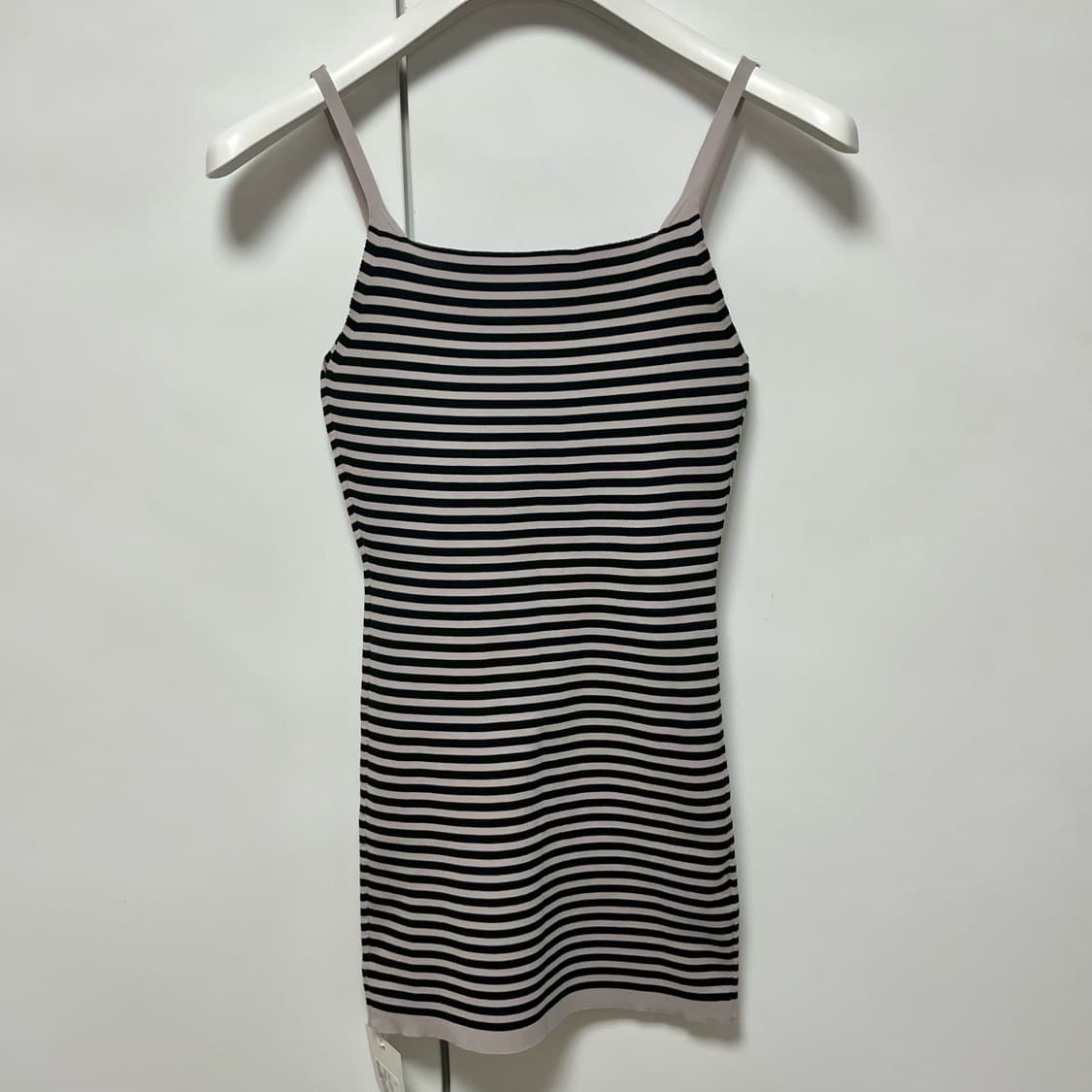 [XS,S,M]기마구아스 Camu 스트라이프 원피스/블랙 상품이미지2