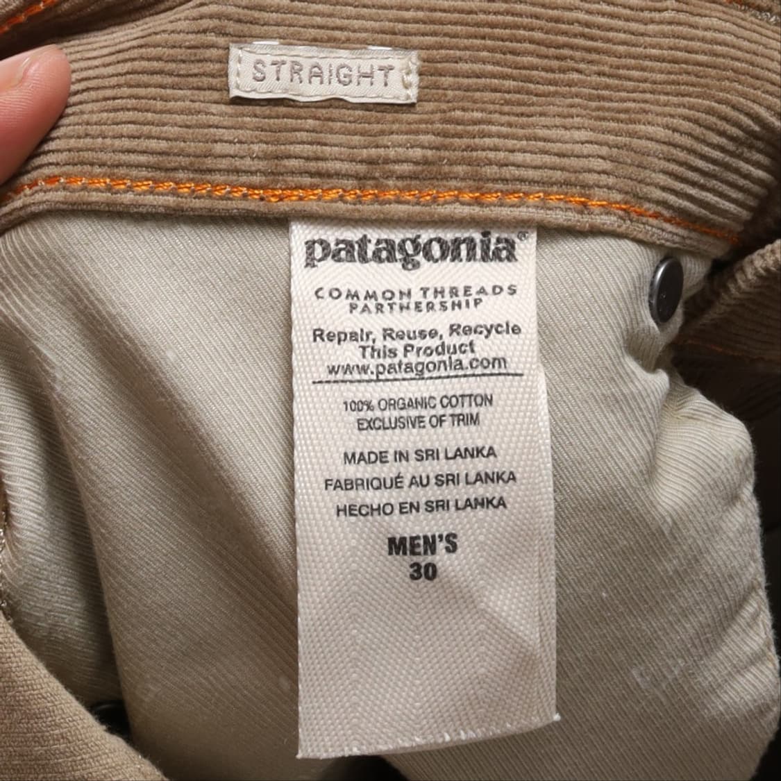 파타고니아 Patagonia Corduroy Pants 
 상품이미지9