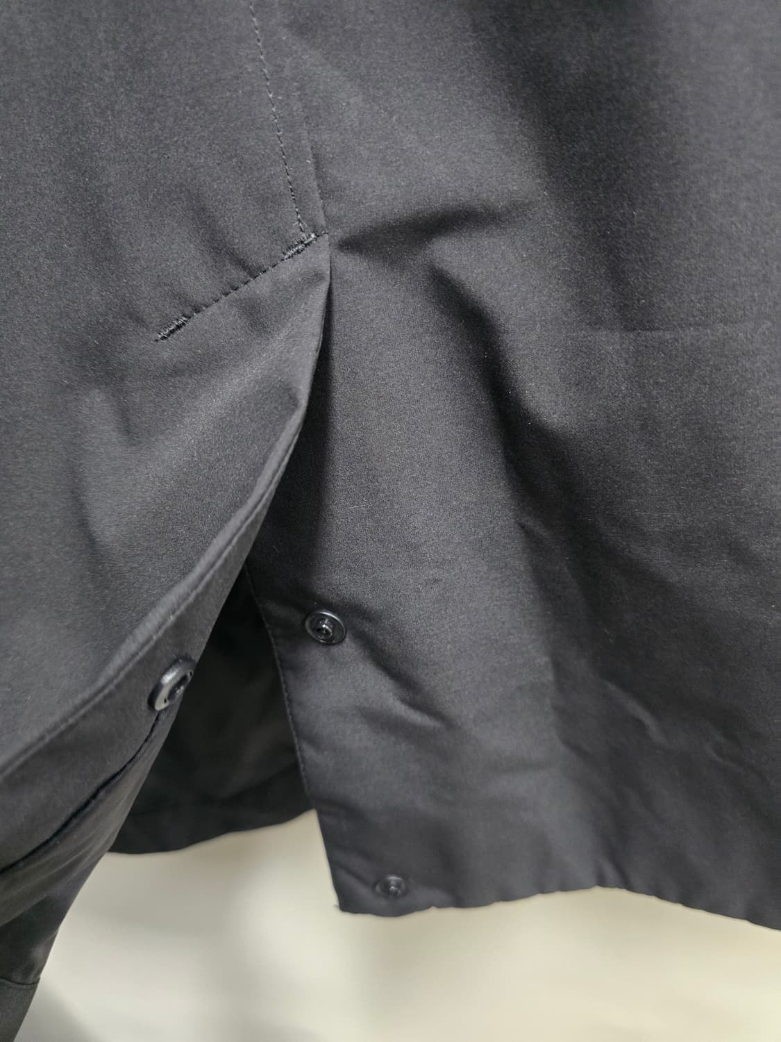 디스커버리 블랙 후드 롱 자켓 105 상품이미지8