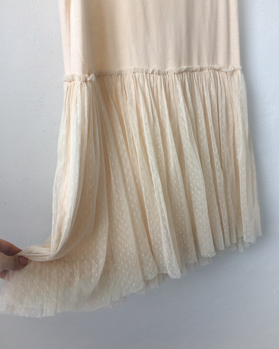 Dot pattern sha layered sleeveless onepi 상품이미지5