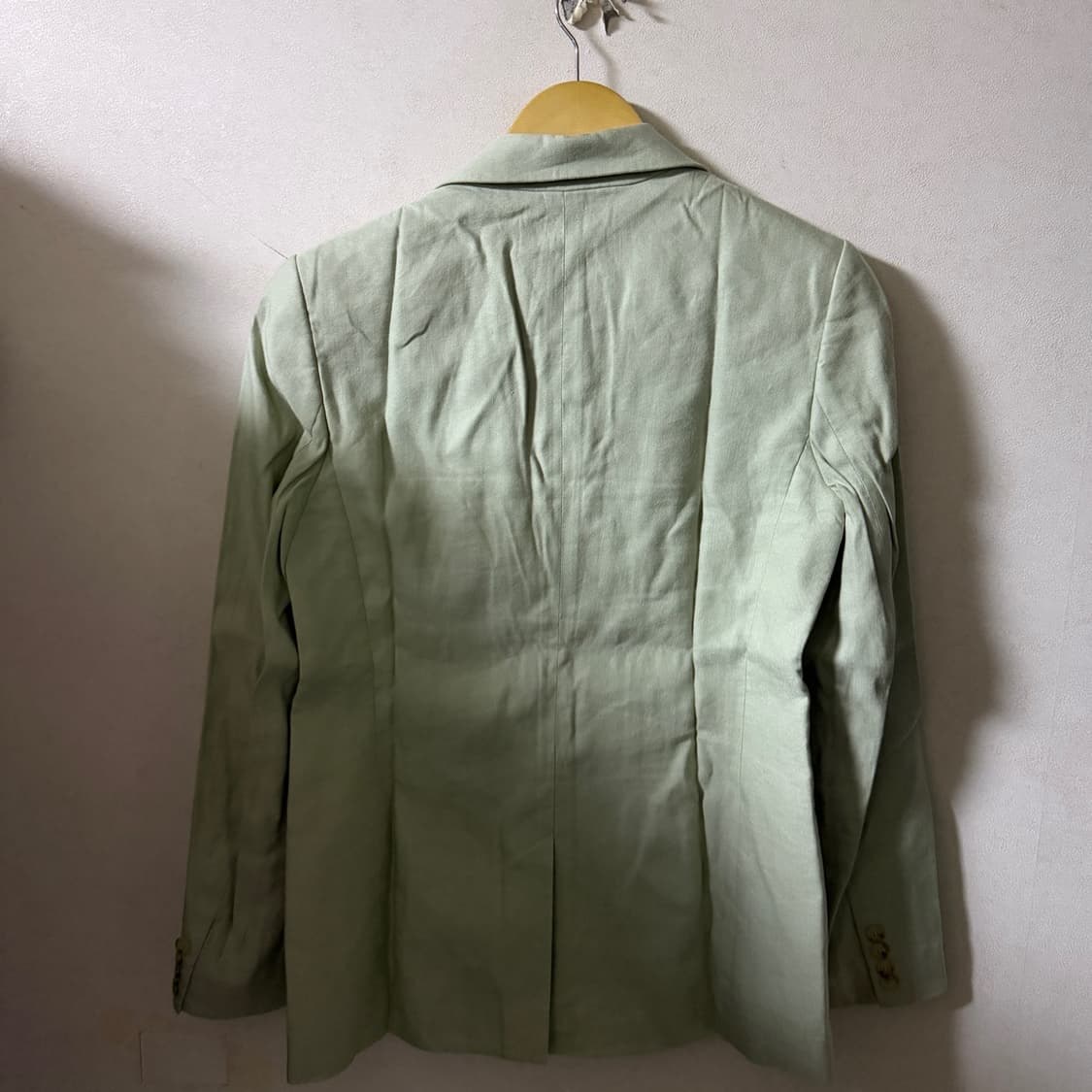 로렌 랄프로렌 블랙라벨 여성 린넨 자켓 라이트 그린 4(66) 상품이미지3
