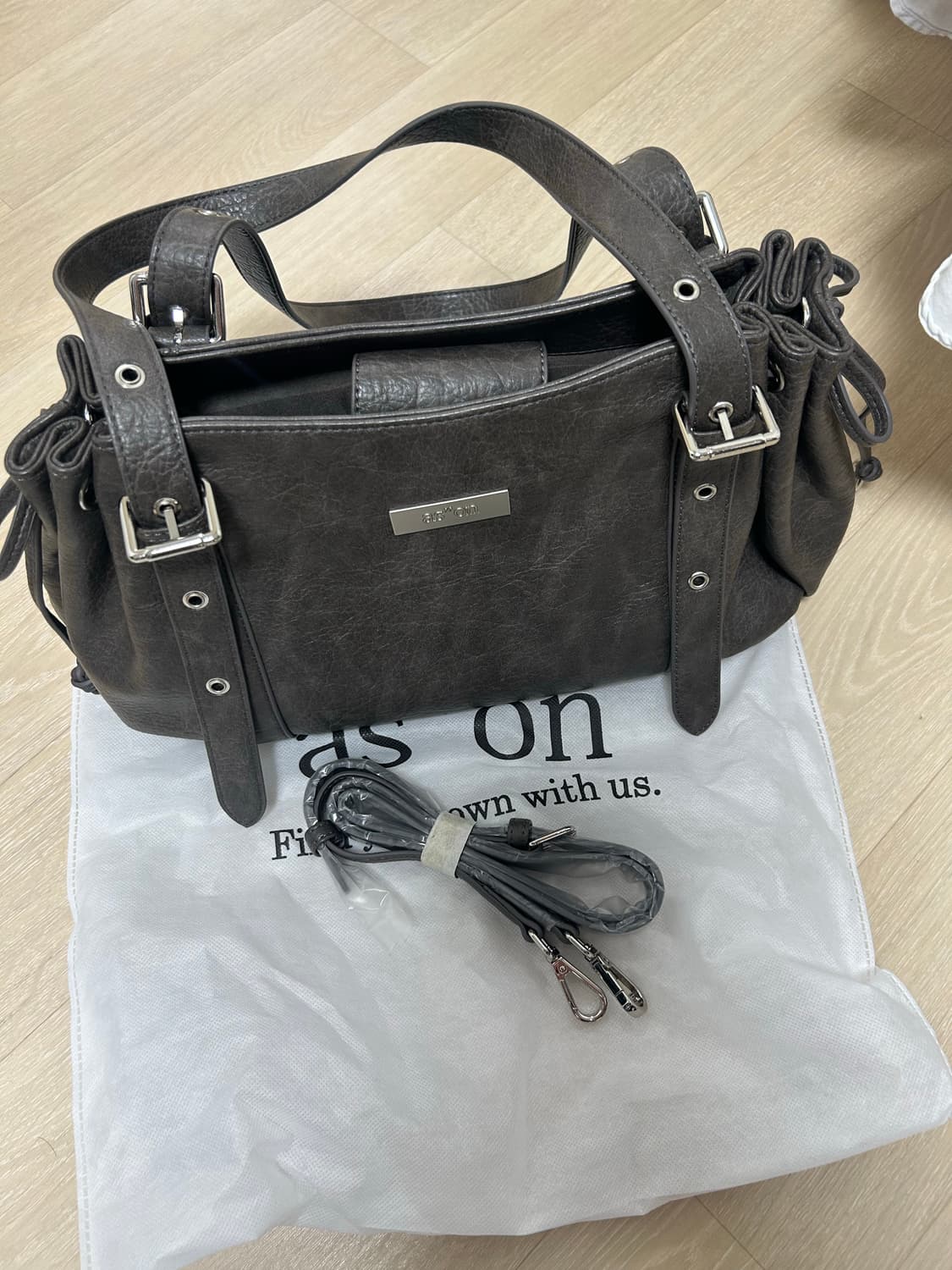 애즈온 헤븐백 heaven bag 브라운 상품이미지2