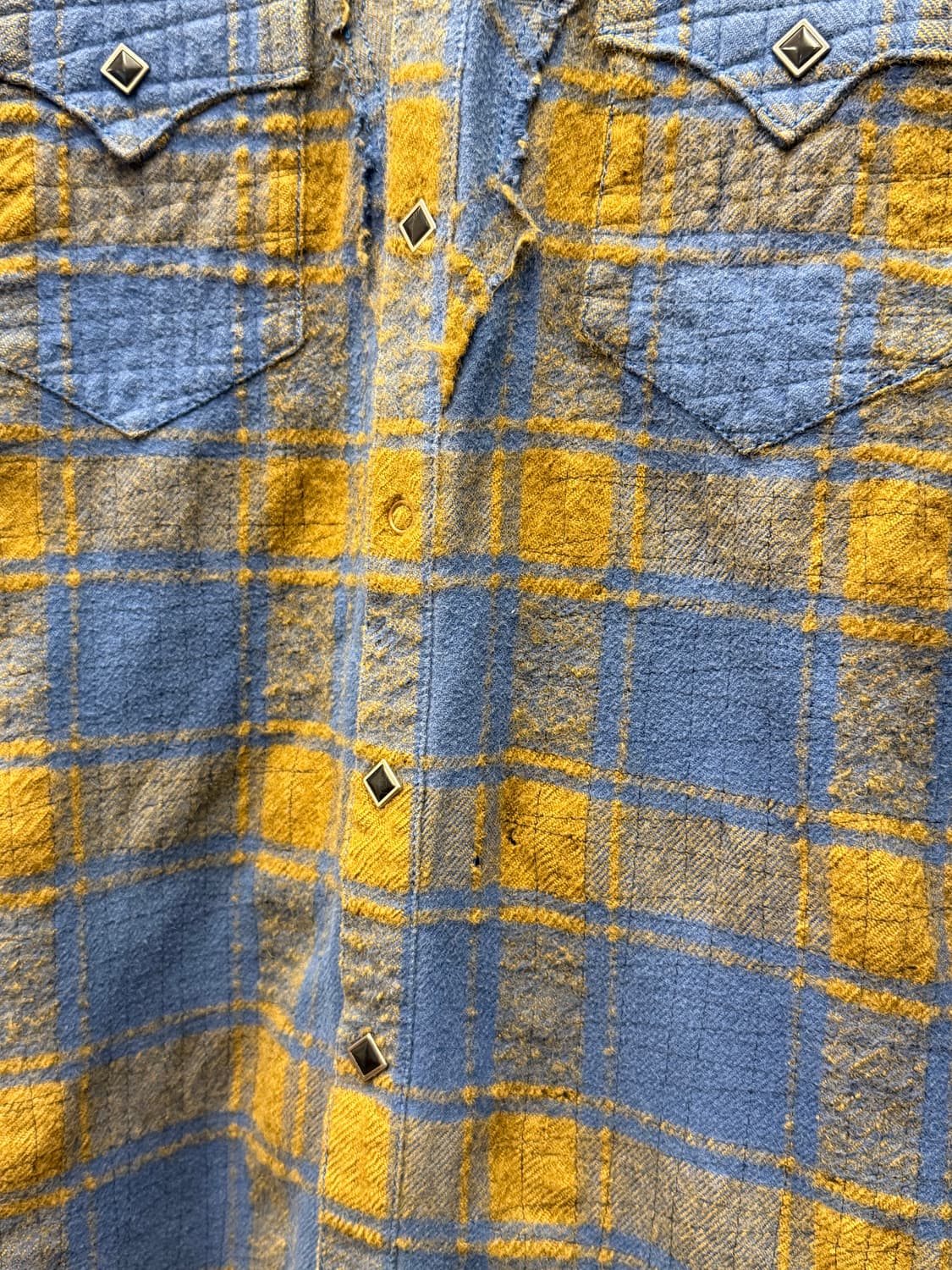 Japan Sifury Western Plaid Flannel Shirt 상품이미지4