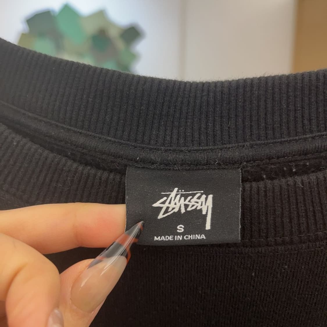 스투시 베이직 스탁로고 크루넥 모던캐주얼 맨투맨 S C08343 상품이미지5