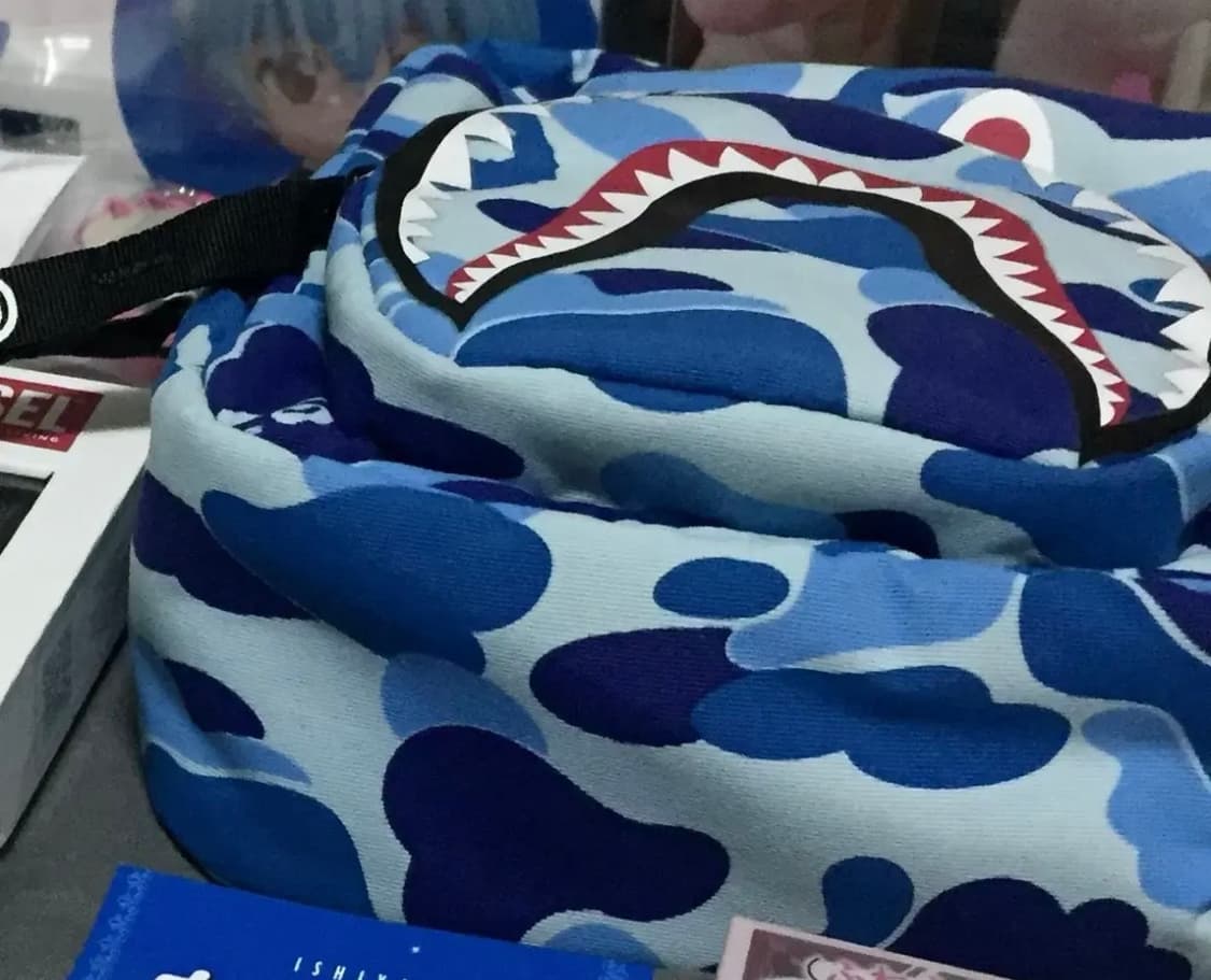 베이프 카모 샤크 미니백 블루 상품이미지3