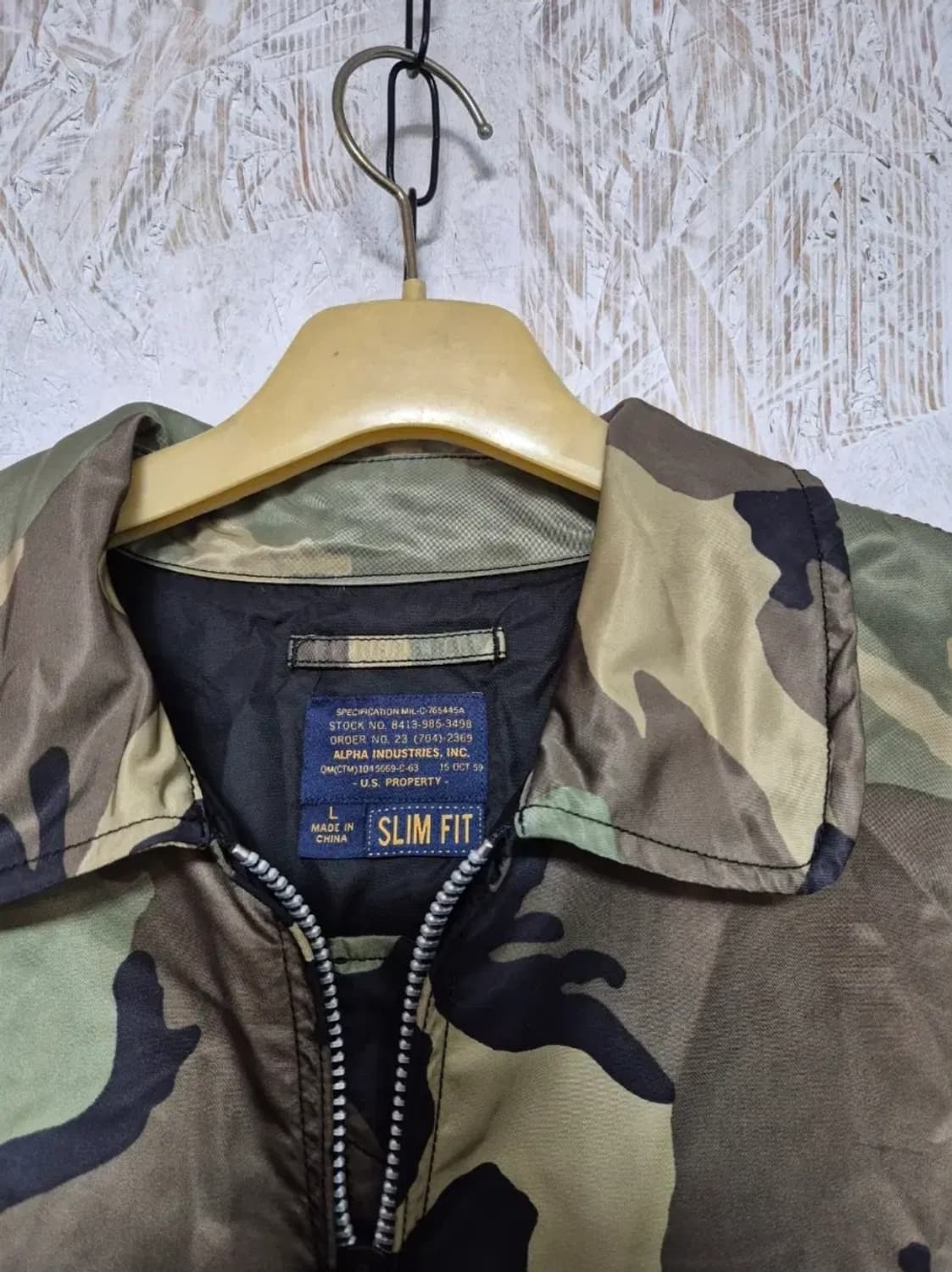 알파인더스트리 ma1 항공자켓 밀리터리 카모 상품이미지4