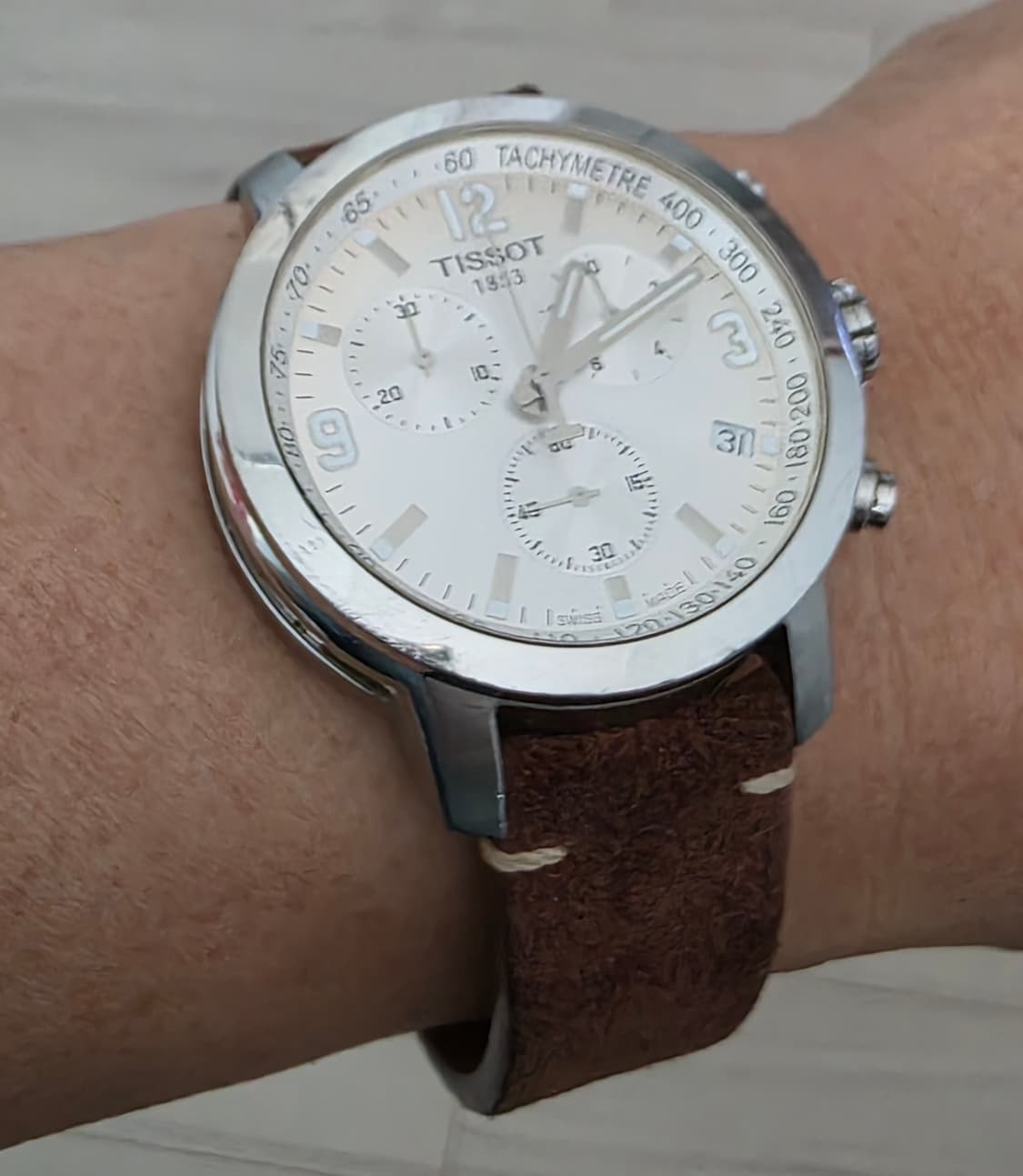 티쏘 (TISSOT) T-sport PRS-200 크로노그래프 쿼츠 시계 상품이미지4