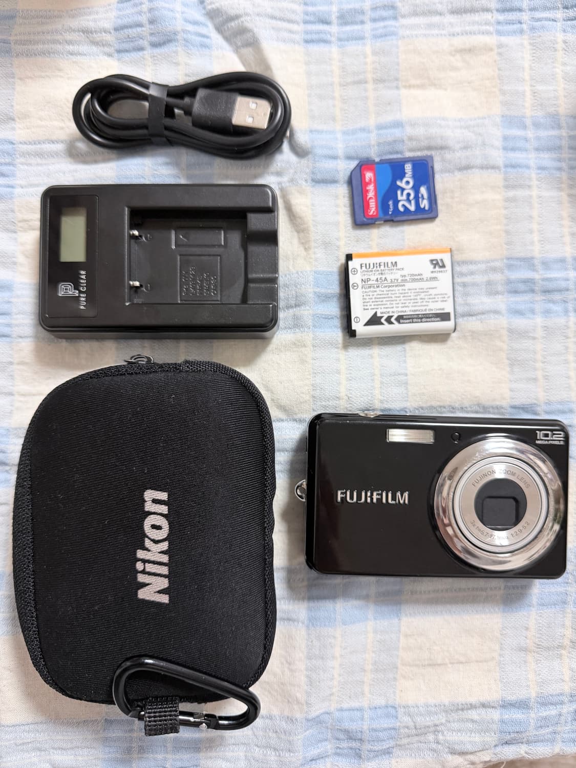 fujifilm 후지필름 파인픽스 j27 / 배터리 메모리카드 충전기 포 상품이미지2