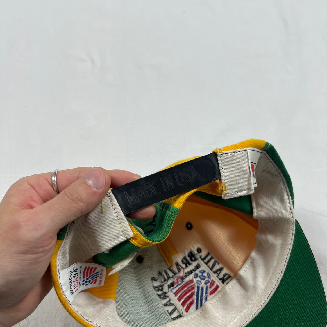 90‘s 91년도 usa 94 월드컵 브라질 캡 모자 상품이미지5