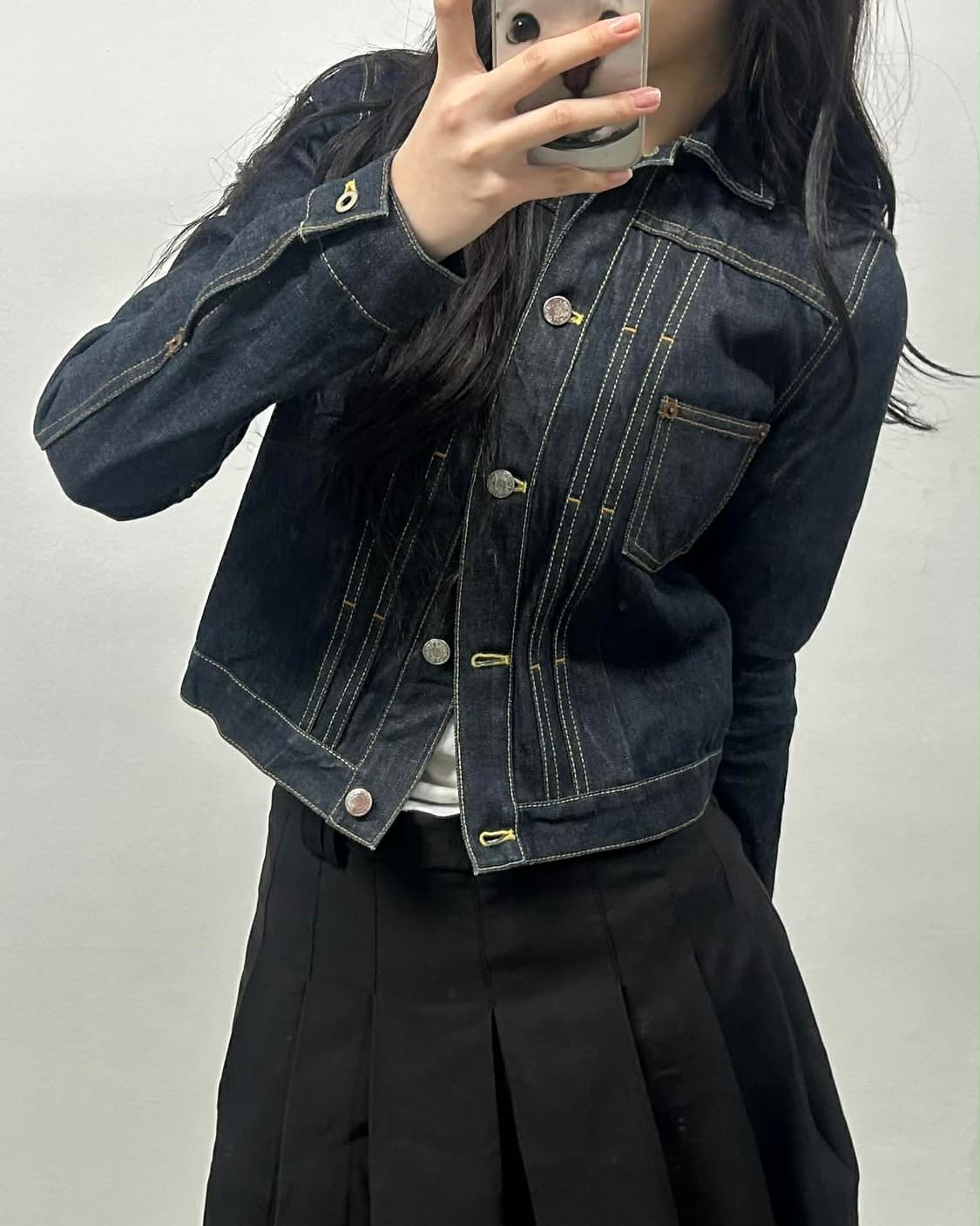 [S] 랄프로렌 데님 인디고 크롭 자켓 상품이미지1