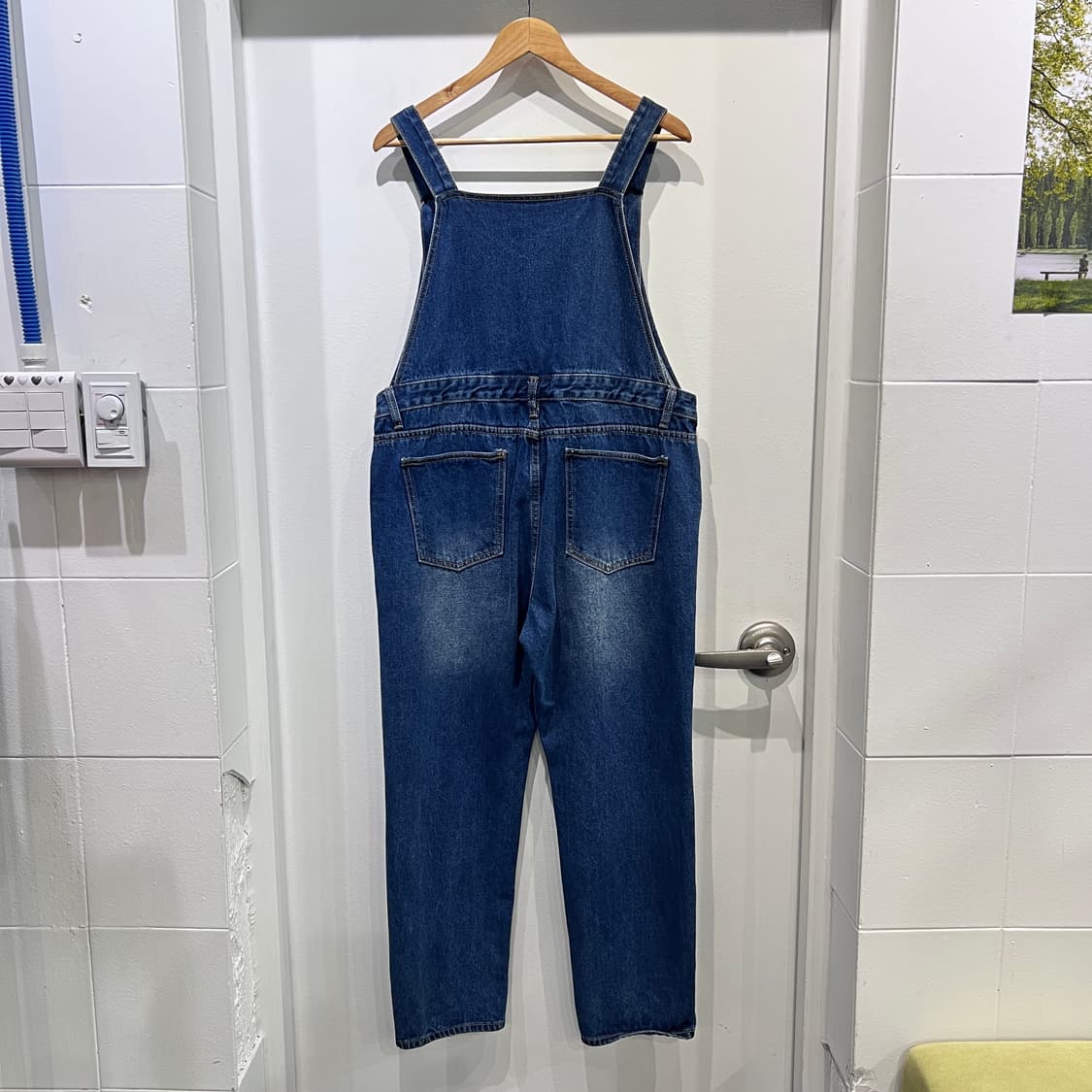 [M] 재팬빈티지 데님 오버롤 멜빵바지 상품이미지2