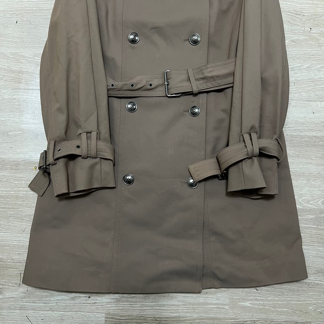 BCBG 비씨비지 여성 벨트 더블 트렌치코트 [브라운] 85-94-155 상품이미지3