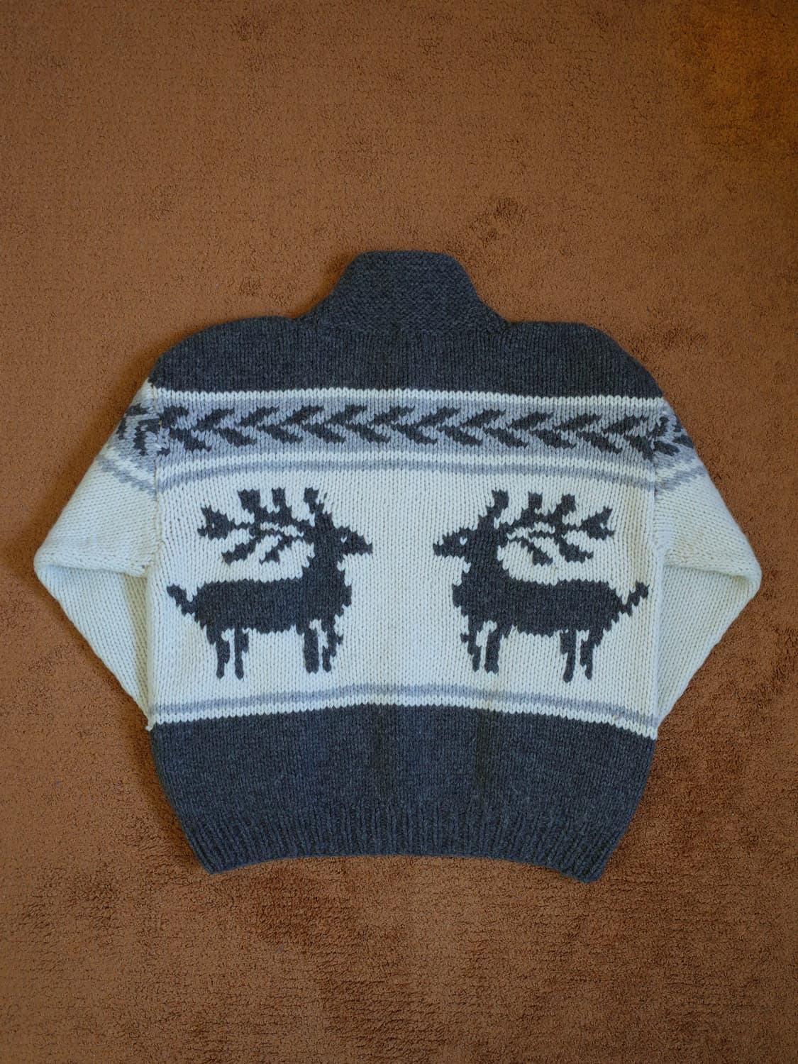 빈티지 헤비울 코위찬 니트 상품이미지4