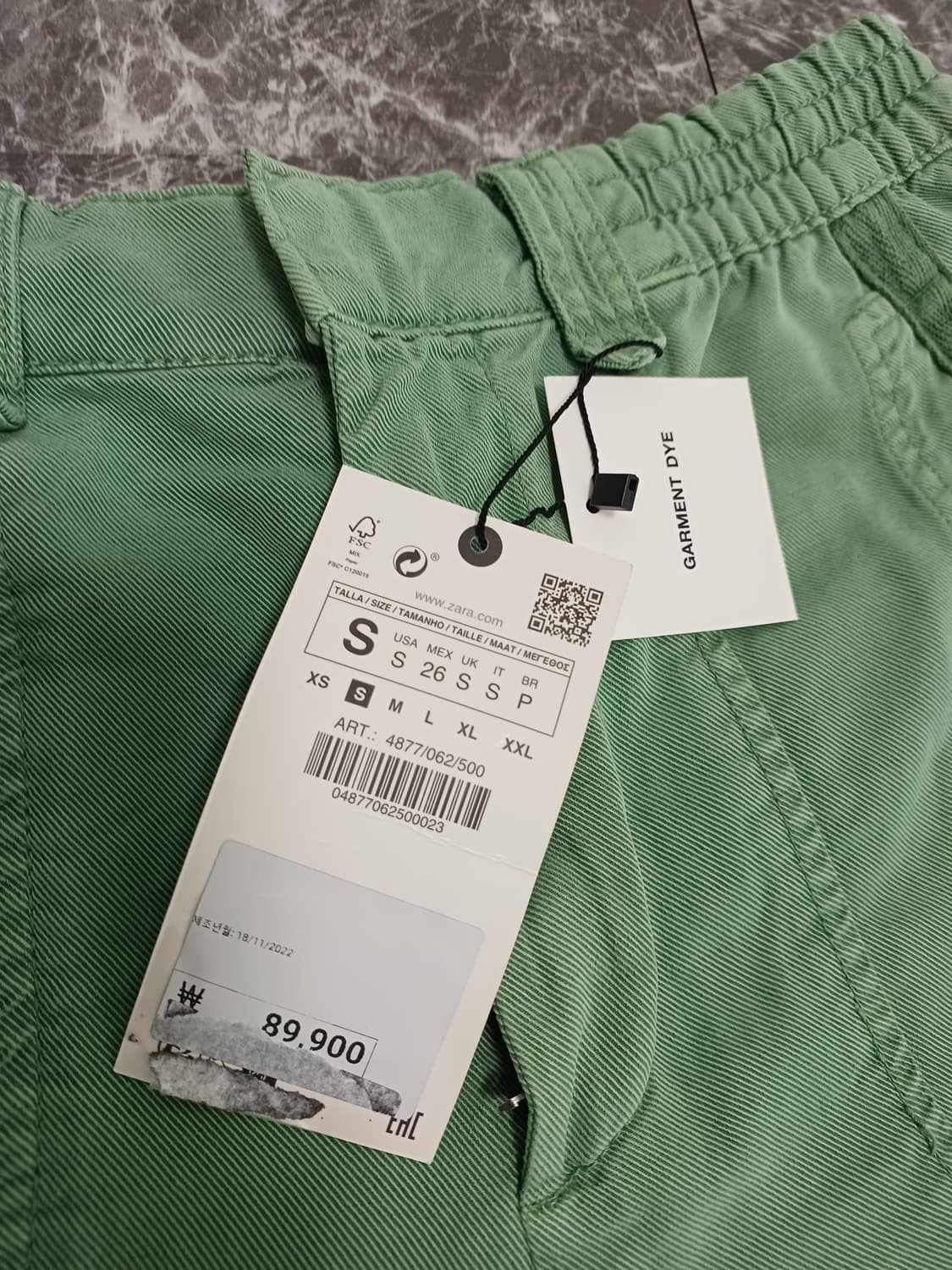 (새상품)자라(ZARA) 하이웨이스트 포켓 팬츠 - S  상품이미지3