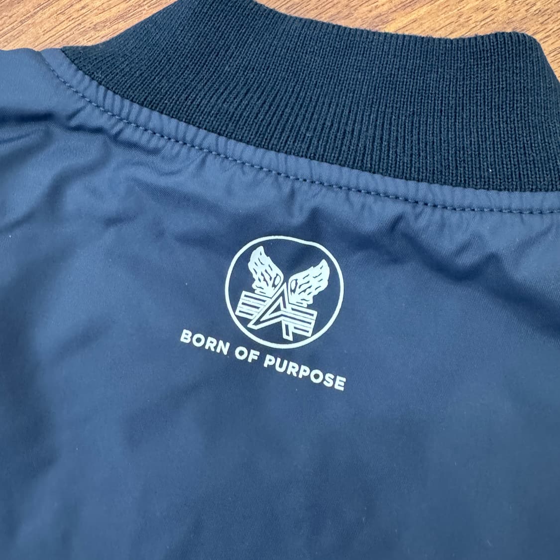 M(100) 알파인더스트리 MA-1 네이비 봄버 자켓  상품이미지6