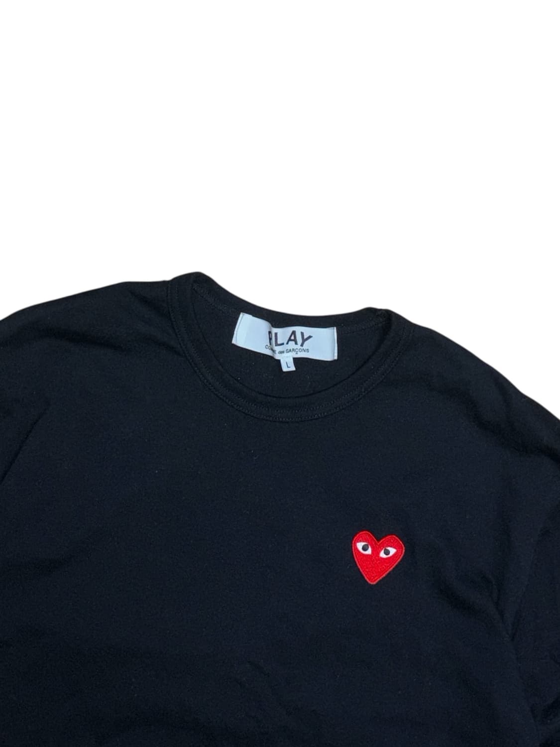 꼼데가르송 플레이 하트 로고 롱슬리브 티셔츠 상품이미지5