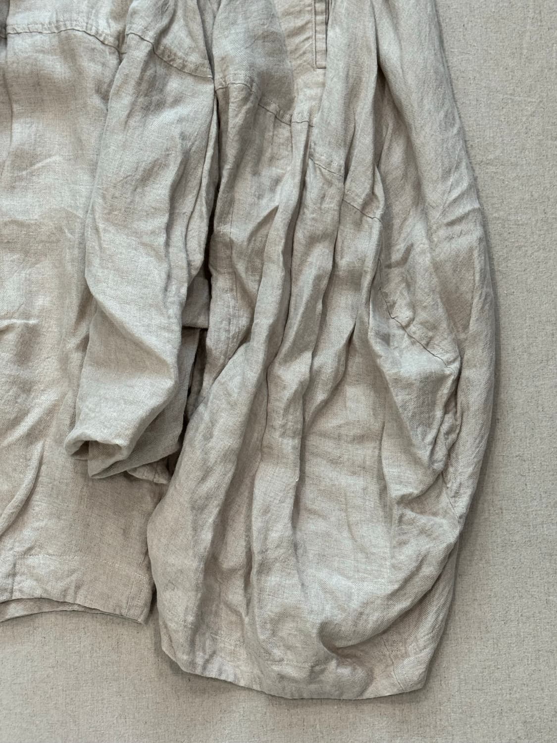 꼼데가르송 꼼꼼 13ss 린넨 비대칭 디컨스트럭티드 스커트 팬츠 상품이미지4