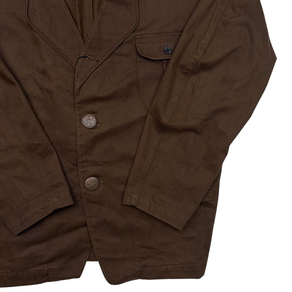 y’s 와이즈 요지 야마모토 브라운 자켓 L 상품이미지3