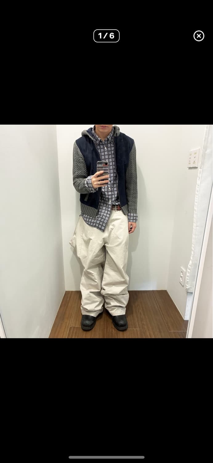 Waffle Knit Fleece-Lined Zip-up Hoodie 상품이미지5