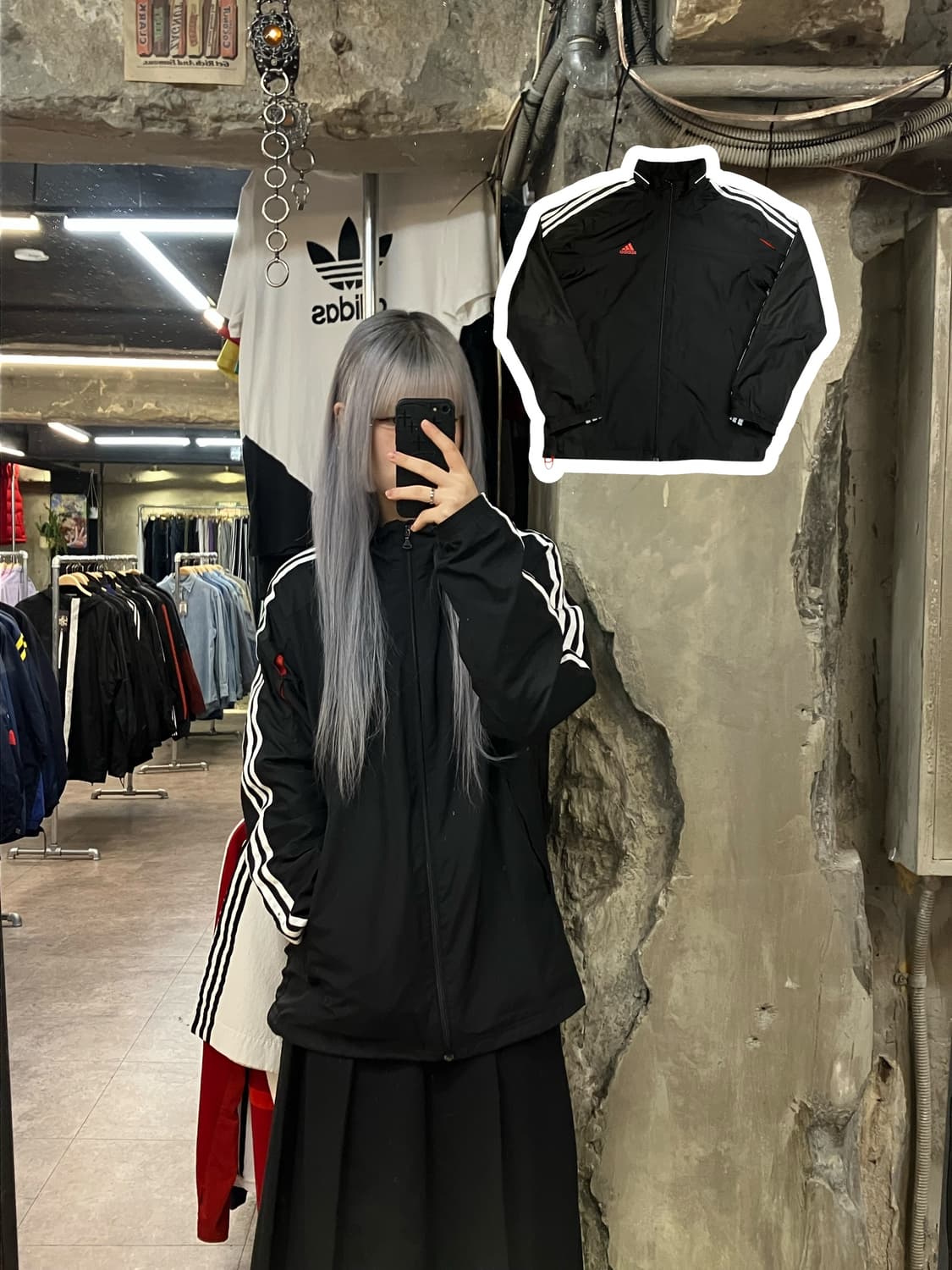 아디다스 바람막이 블랙 105  #csz2513  상품이미지1