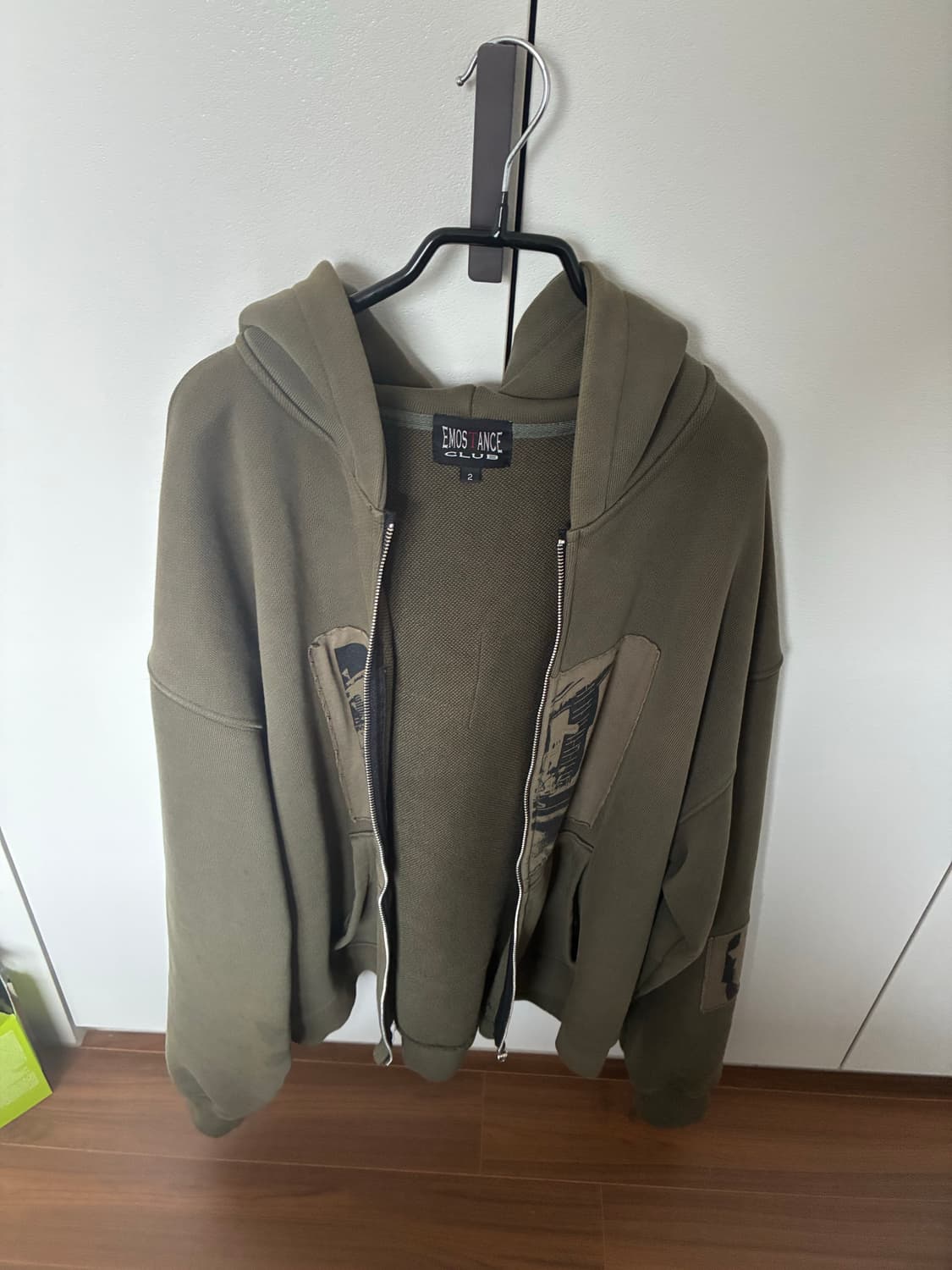 에모스탠스 클럽 워시드 비엔나 홀스 후드집업  상품이미지3