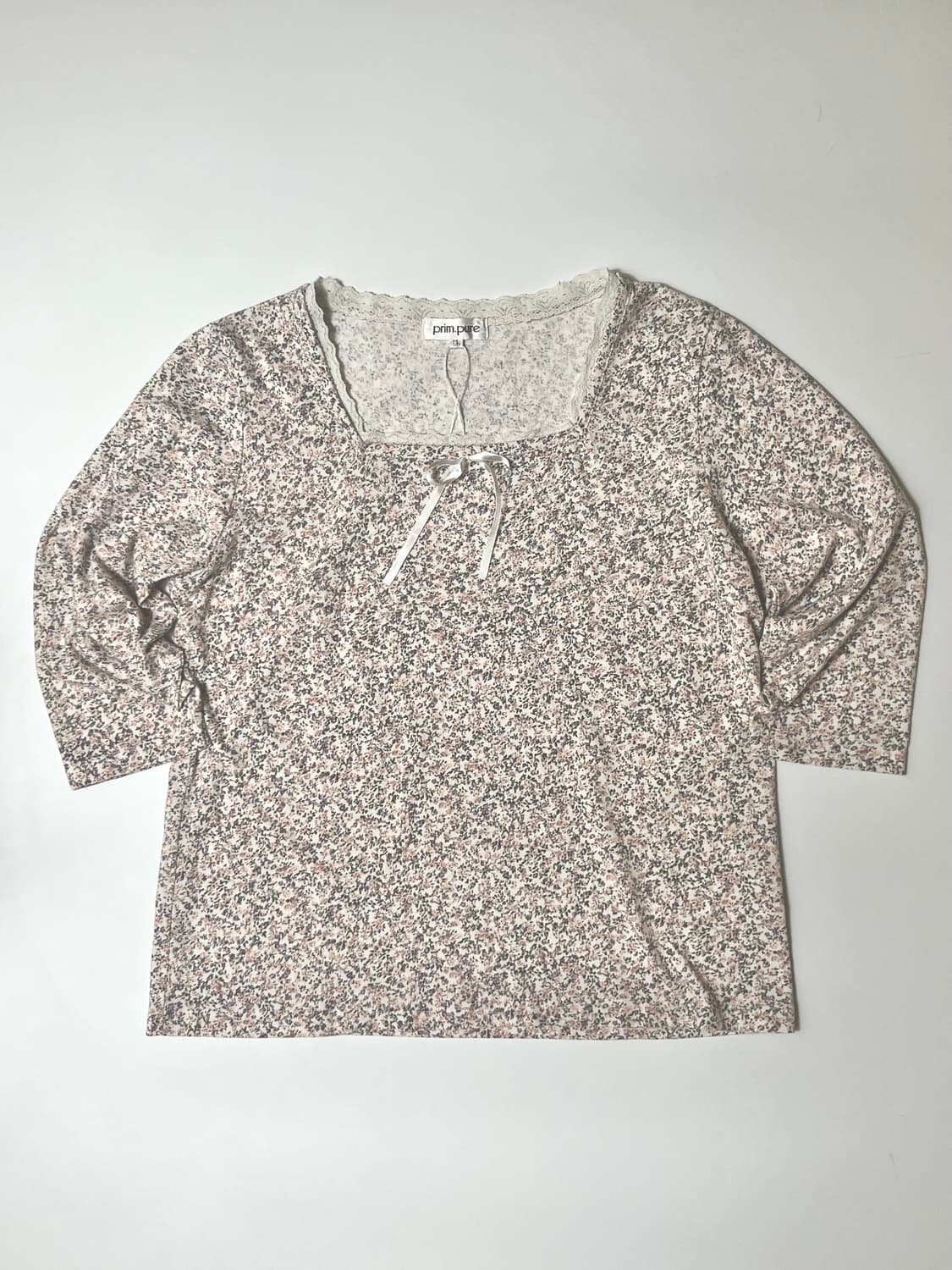 플로럴 리본 레이스 롱슬리브  상품이미지6