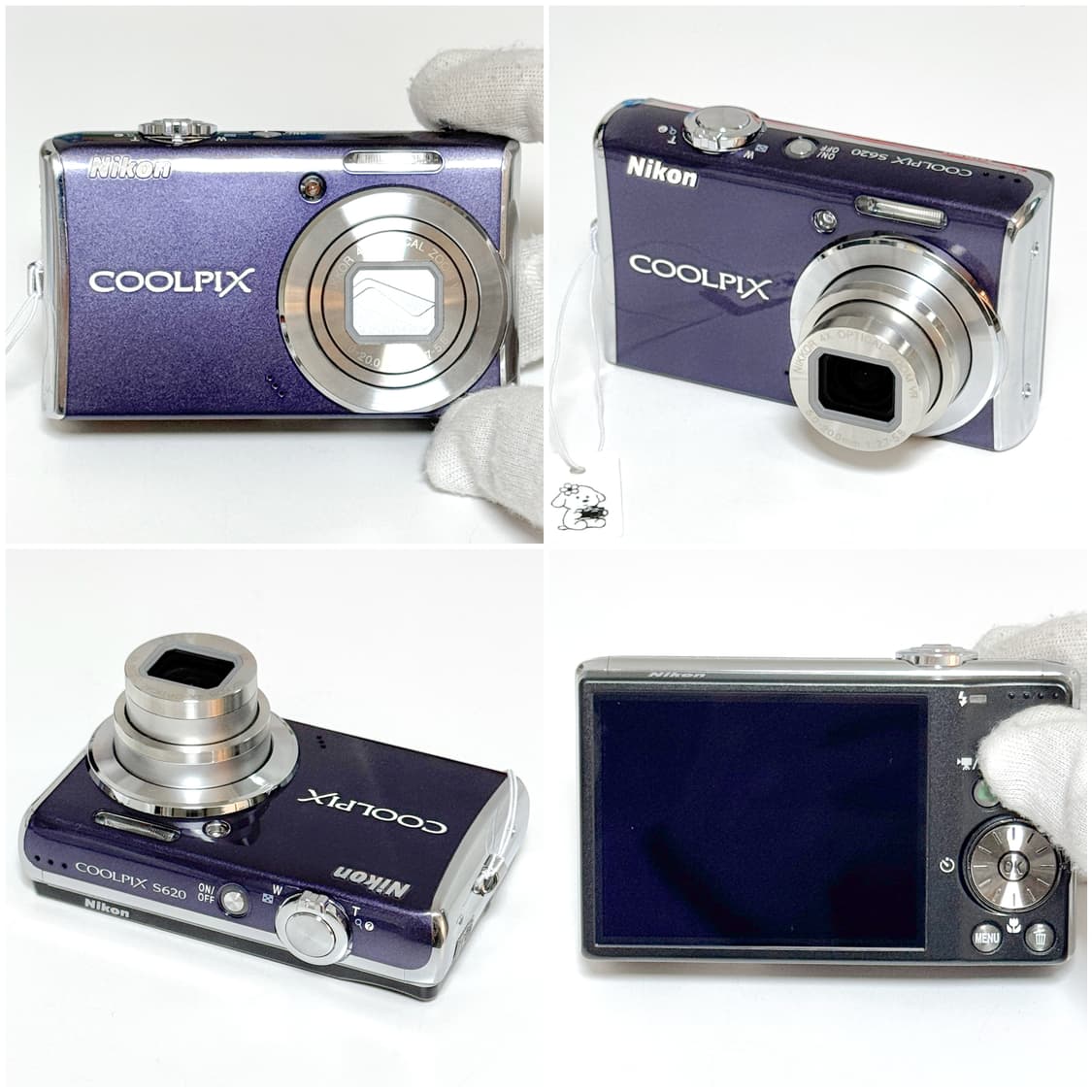 니콘 쿨픽스 S620 바이올렛 빈티지디카 상품이미지2