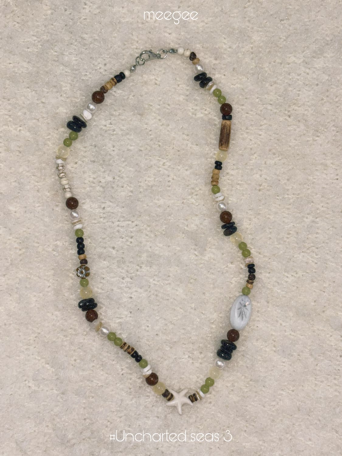 Uncharted seas 3. 비즈목걸이 상품이미지1