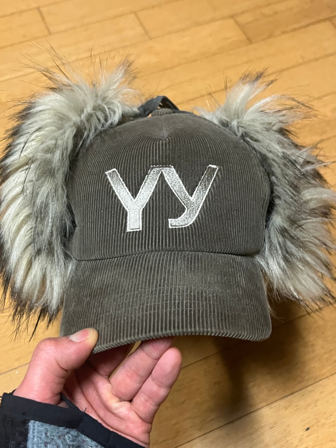 오픈yy 코듀로이 퍼 이어플랩 상품이미지2