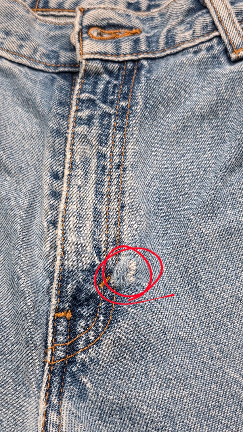 리바이스 빈티지 550 여성용 테이퍼드 데님 27 상품이미지7