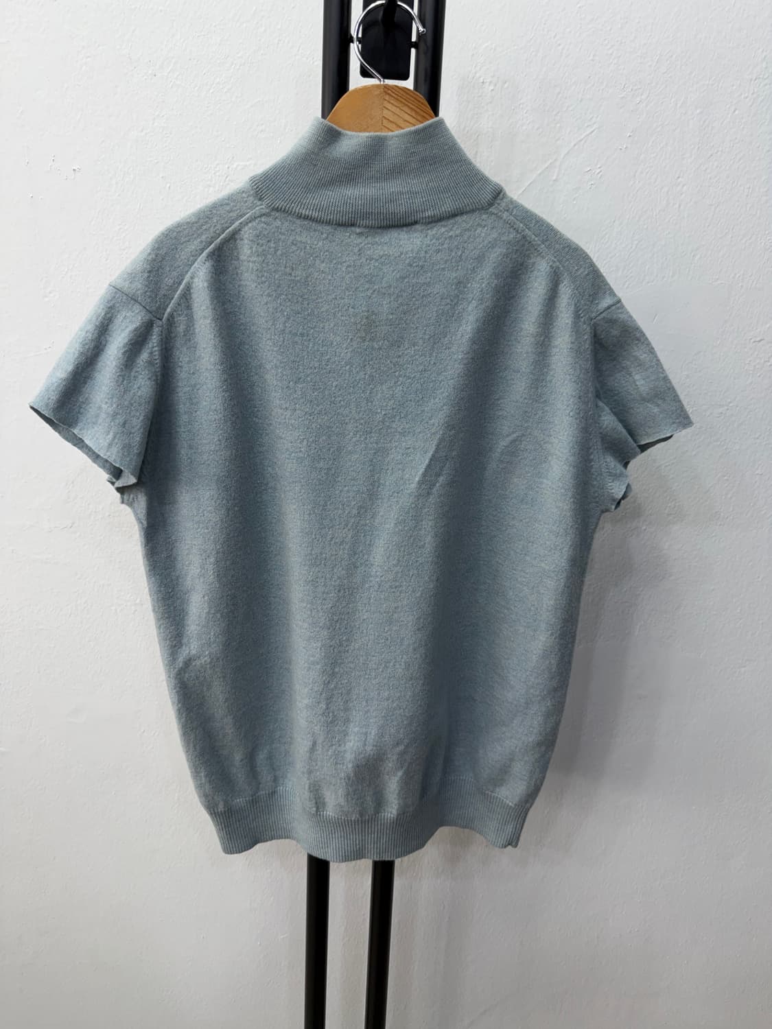 정품) 에르메네질도 제냐 여성 하프집업 니트 XL 상품이미지5